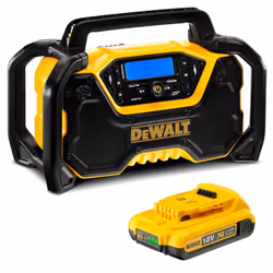Dewalt DCR029 240v 12 - 18v XR Flexvolt Bluetooth DAB Digital Radio +18V Battery