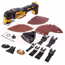 Dewalt DCS355N 18v XR Brushless Oscillating Multi Tool Bare + 36 Accessories