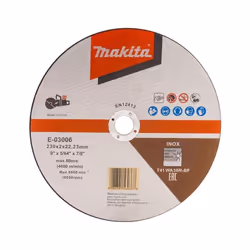 Makita E-03006 Cutting Cut Off Wheel 230mm 9" For DCE090 Disc Cutter x 3 Pack