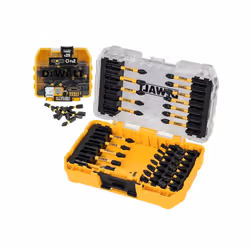 Dewalt 56 Piece FLEXTORQ 50mm Long Screwdriver Bit Set + Tough Case TStak Caddy