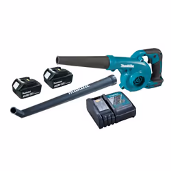 Makita 18v DUB185Z Cordless Garden Leaf Blower Lithium Ion + 2 Battery + Charger