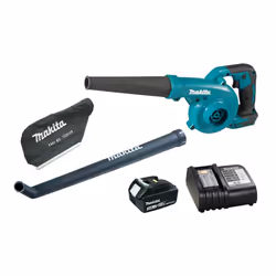 Makita DUB185 LXT 18v Lithium Ion Leaf Blower Vacuum + Battery + Bag + Nozzle