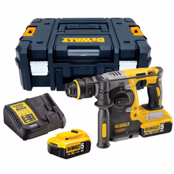 Dewalt DCH273P2 18v XR SDS+ Brushless Rotary Hammer Drill 2 x 5.0Ah +Chuck +Bits