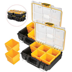 2X Dewalt Tough System 2.0 DWST83392-1 1/2 Width Deep Tool Organiser +6 Inserts