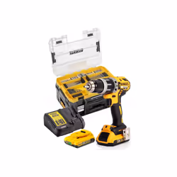 Dewalt DCD796D2 18v XR Brushless Combi Hammer Drill Tstak - 2x 2.0ah + 85 Pc Set