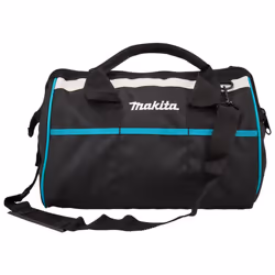 2 x Makita Tradesmans Holdall Tool Bag 15" 36cm Blue Black Pockets + Strap