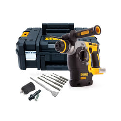 Dewalt DCH273NT XR 18v SDS Brushless Hammer Drill + SDS Bits Chisel + Chuck