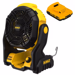 Dewalt DCE512N 18v XR Cordless Portable Job Site Fan 180 Degree Pivot 2.0Ah Batt