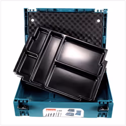 Makita Makpac 66 Piece Drill Screwdriver Accessory Set+ Drill Case Makpac Type 1