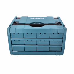 Makita P-84327 MAKPAC 12 Drawer Stacking Connector Tool Case TYPE 3 + 2 + Inlay