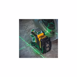 DeWalt DCE089D1G 3 Beam 3 Way Self Levelling Multi Line Laser Line Green +Tripod