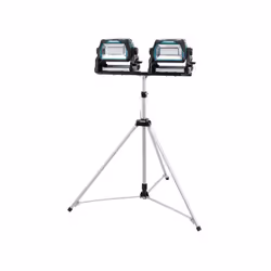 Makita DML811 18v 240v LXT Li-Ion LED Work Light Site Torch Twin Pack & Tripod
