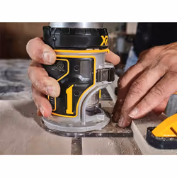Dewalt DCW604N 18v XR Brushless Router Trimmer + Plunge Base + DCS369N Recip Saw