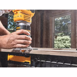 Dewalt DCW604N 18v XR Brushless Router Trimmer + Plunge Base + DCS369N Recip Saw