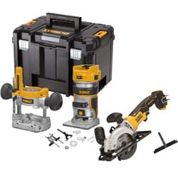 Dewalt DCW604N 18v XR Brushless Router Trimmer Plunge Base+ DCS571N Circular Saw
