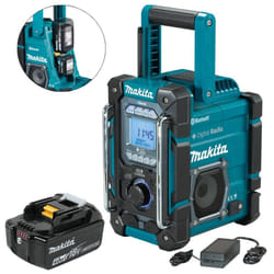 Makita DMR301 Digital DAB Built in Charger Site Radio DAB Bluetooth & 18v BL1840