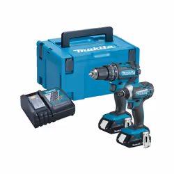Makita DLX2131 18v Twin Pack DHP482 Combi Drill + DTD152Z Impact Driver 2 Batts