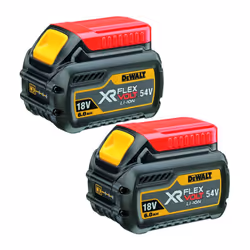 Dewalt DCB546 18v / 54v XR Flexvolt 6.0ah Battery DCB546-XJ - Twin Pack