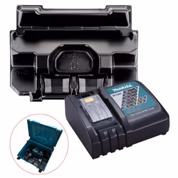 Makita DC18RC 18v 22min Intelligent FAST Lithium Battery Charger + Battery Inlay