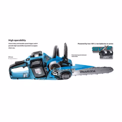 Makita DUC353Z Twin 18v / 36v LXT Cordless 35cm Chainsaw Lithium Bare + Chain