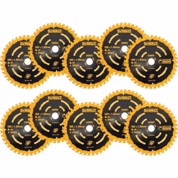 Dewalt DT10640 10 x Circular Saw Blade 165 x 20 x 40T Extreme Framing DCS391