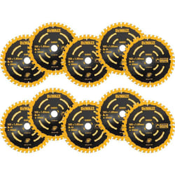 Dewalt DT10640 10 x Circular Saw Blade 165 x 20 x 40T Extreme Framing DCS391
