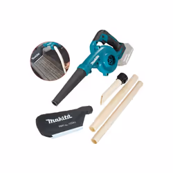 Makita DUB185Z 18v LXT Cordless Blower Vacuum + Flexible Hose Nozzle + Bag Bare