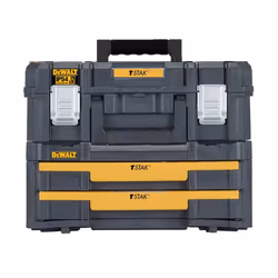 Dewalt DWST83345-1 TStak 2.0 II DWST1-70706 IV Tool Storage Box 2 Drawers + Foam