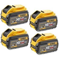 Dewalt DCB547 18v / 54v XR FLEXVOLT 9.0ah Battery DCB547-XJ - 4 Pack Flex Volt