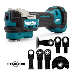 Makita DTM52Z 18v LXT Brushless Multi Tool Starlock Keyless + 6 Piece Blade Set