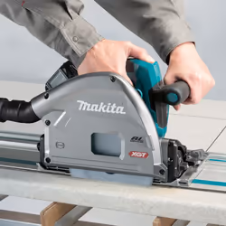 Makita SP001GZ03 40v MAX XGT Brushless Plunge Saw 165mm Bare + Case + 1.0m Rail