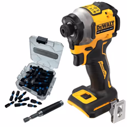 Dewalt DCF850N 18v XR Brushless Ultra Compact Impact Driver Bare + 25pc Torsion
