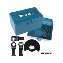 Makita Starlock Multi Tool 4 Piece Plunge Cut Segment Saw Blade 30 50 85mm +Box