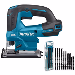Makita DJV184Z 18v LXT Brushless Top Handle Jigsaw Bare + 10 Mixed Blades + Case