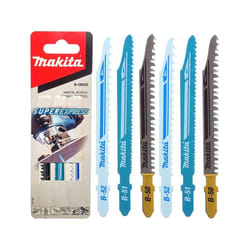 Makita B-06292 Piece Jigsaw Blades Super Express Long Life Blades Wood Metal 6PC