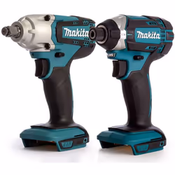 Makita DTD152Z 18V LXT Cordless Impact Driver +Makita DTW190Z Impact Wrench 1/2"