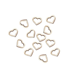 Ginger Ray Wedding Table Decorations 25 Wooden Love Hearts Confetti