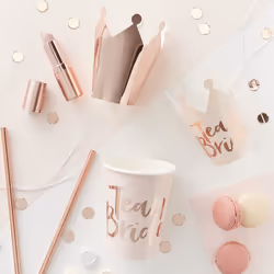 Ginger Ray Hen Party Rose Gold Team Bride Photo Booth Props Alternative Game  Team Bride