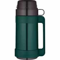 Thermos Gtb Mondial 1 Litre Hot Cold Tea Coffee Drink Travel Vacuum Flask Green