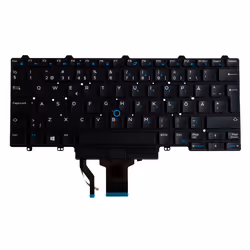 Origin Storage Dell Latitude E5270 Swedish-Finnish Layout Backlit 83 Key, Keyboard, Swedish, Finnish, Keyboard backlit, DELL, ...