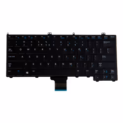 Origin Storage KBD Backlit US International Language 5550, Keyboard, US English, Keyboard backlit, DELL, Dell Notebook