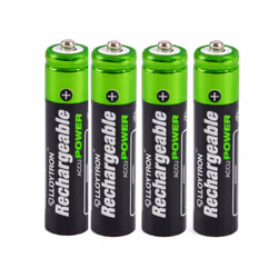 Lloytron Mains Battery Charger + 4x AAA Rechargeable Batteries 550mAh