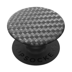 PopSockets Swappable Expanding Grip for Smartphone - Carbonite Weave Black