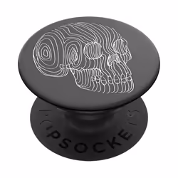 PopSockets Swappable Expanding Grip for Smartphone - Underworld Black Skull