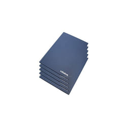 [Pack of 5] A4 Hardback Manuscript Books Feint Ruled 192 Lined Pages