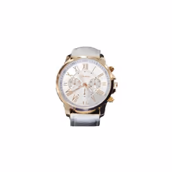 Adult Ladies Childrens Kids Girls Analogue Sport Smart Rose Gold Watch White Strap