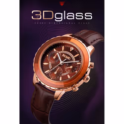Skmei Women's Watch Classic Clear Dial Crystal Stones Leather Strap Three Colours - Brown