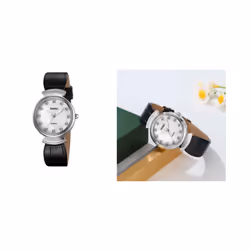 Elegant Ladies Watch Classy Design Beautiful Silver and Black