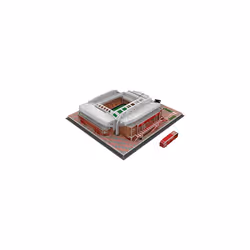 U00882 Liverpool Football Club 3D Puzzle, Red, 40x30x11cm Completed