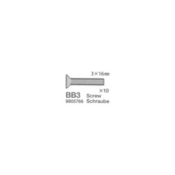 TAMIYA 9805766 3x16mm Countersunk Hex Head Screw - RC Car Spares
